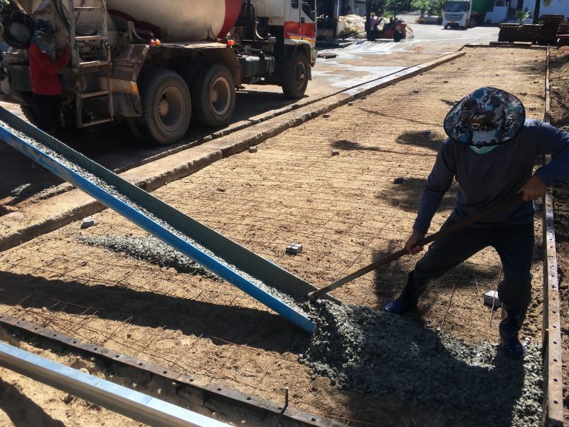 Commercial Concrete Pour