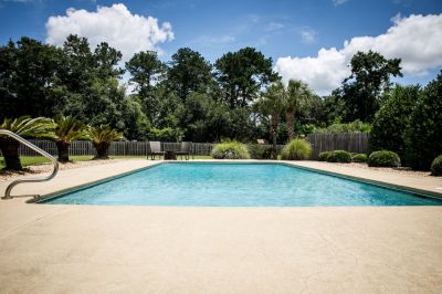 Cement Pool Deck